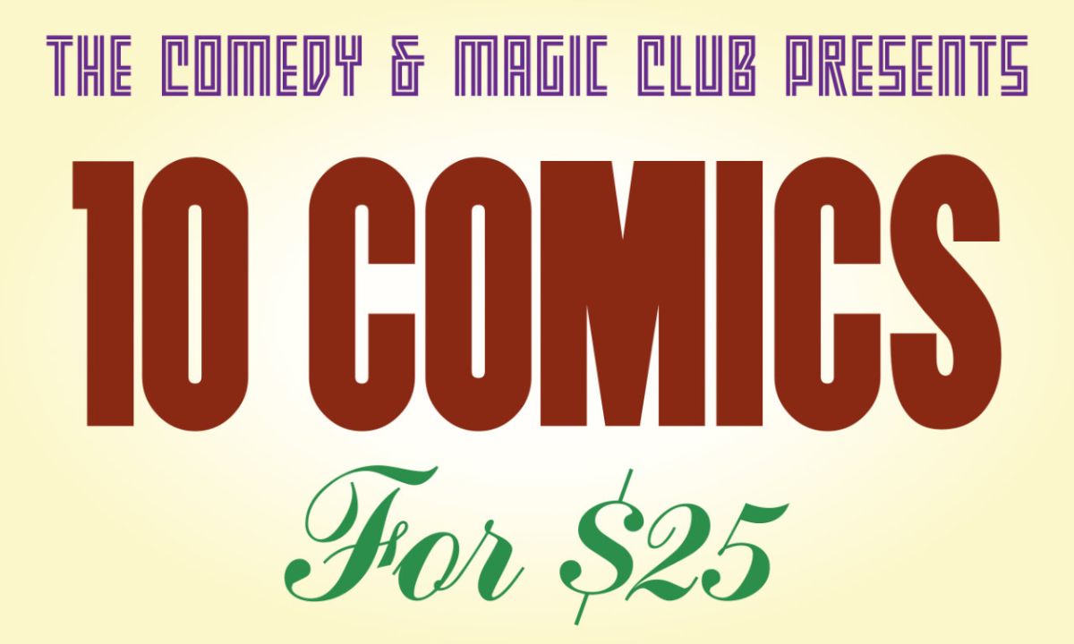 The Comedy & Magic Club Presents: 10 Comics