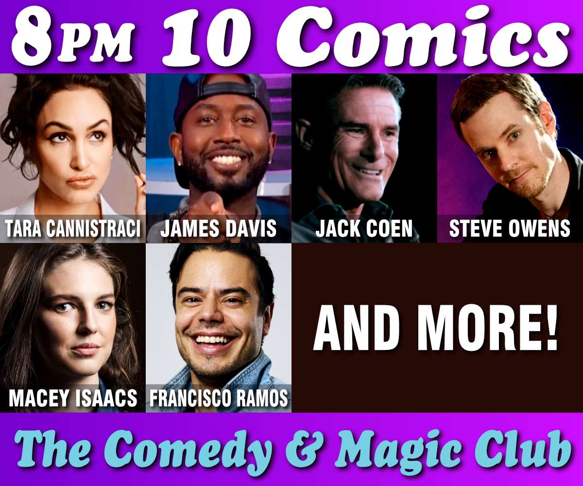 10 Comics Show at 8PM
