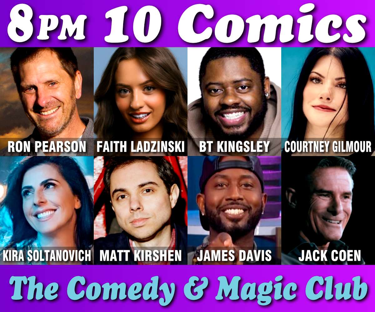 10 Comics Show at 8PM