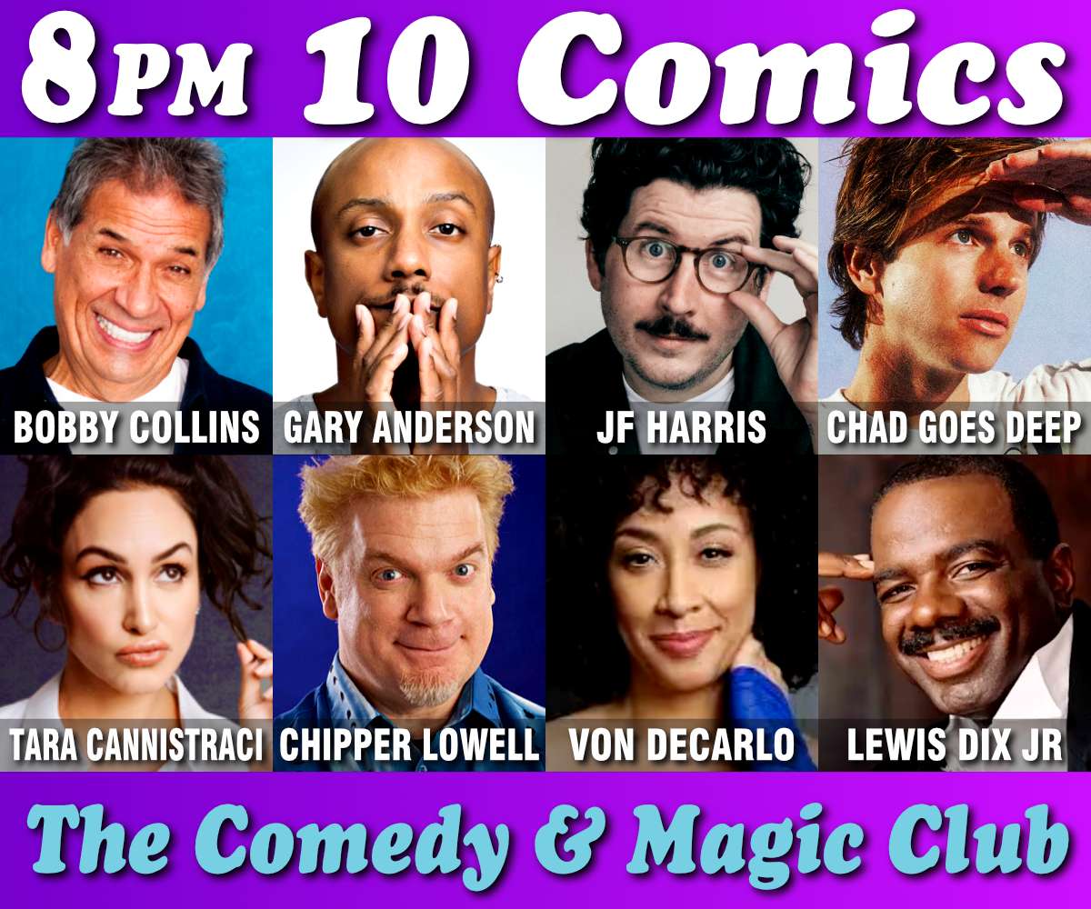 10 Comics Show at 8PM