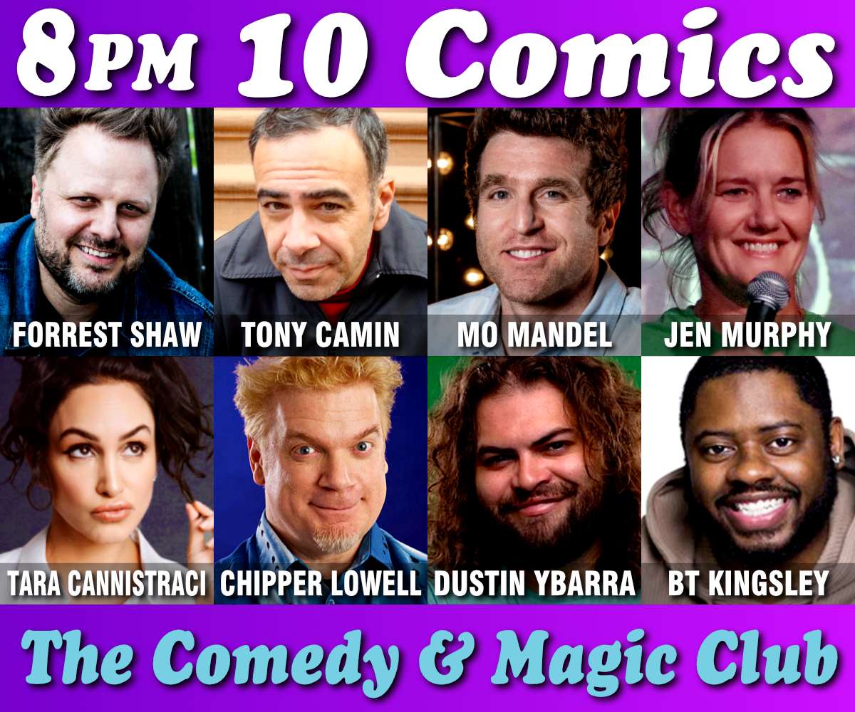 10 Comics Show at 8PM
