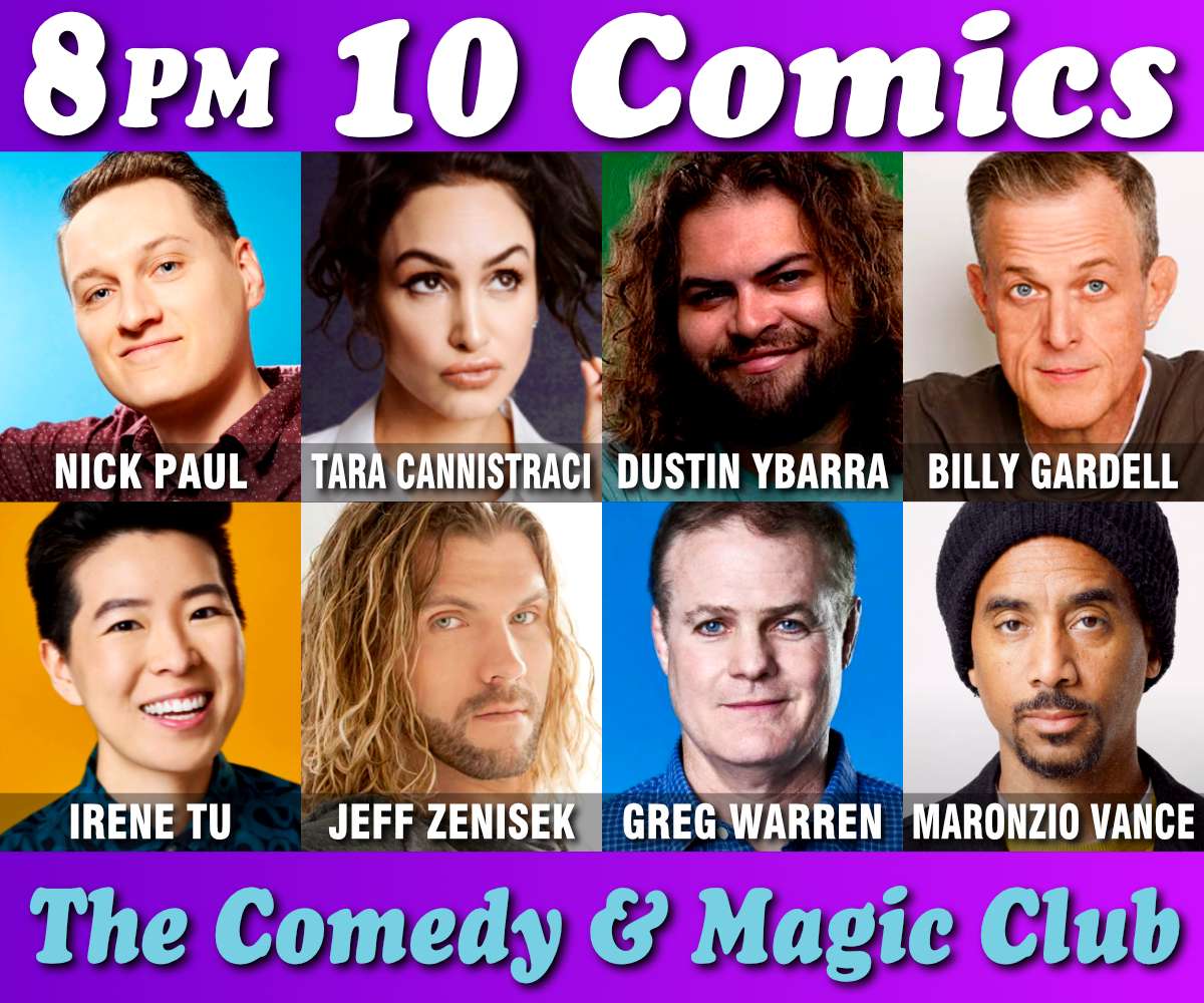 10 Comics Show at 8PM