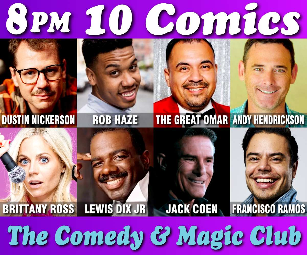 10 Comics Show at 8PM