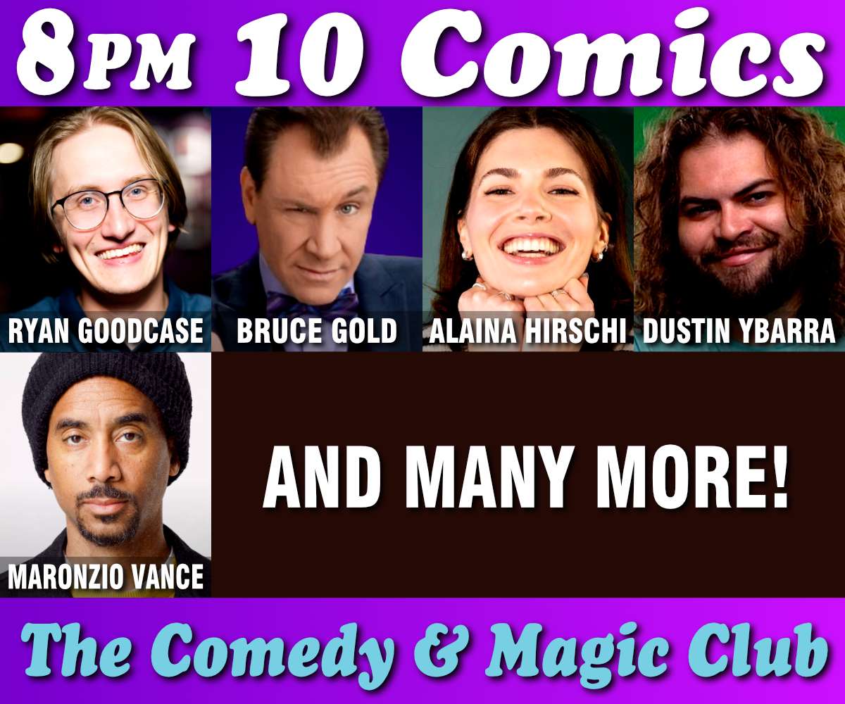 10 Comics Show at 8PM