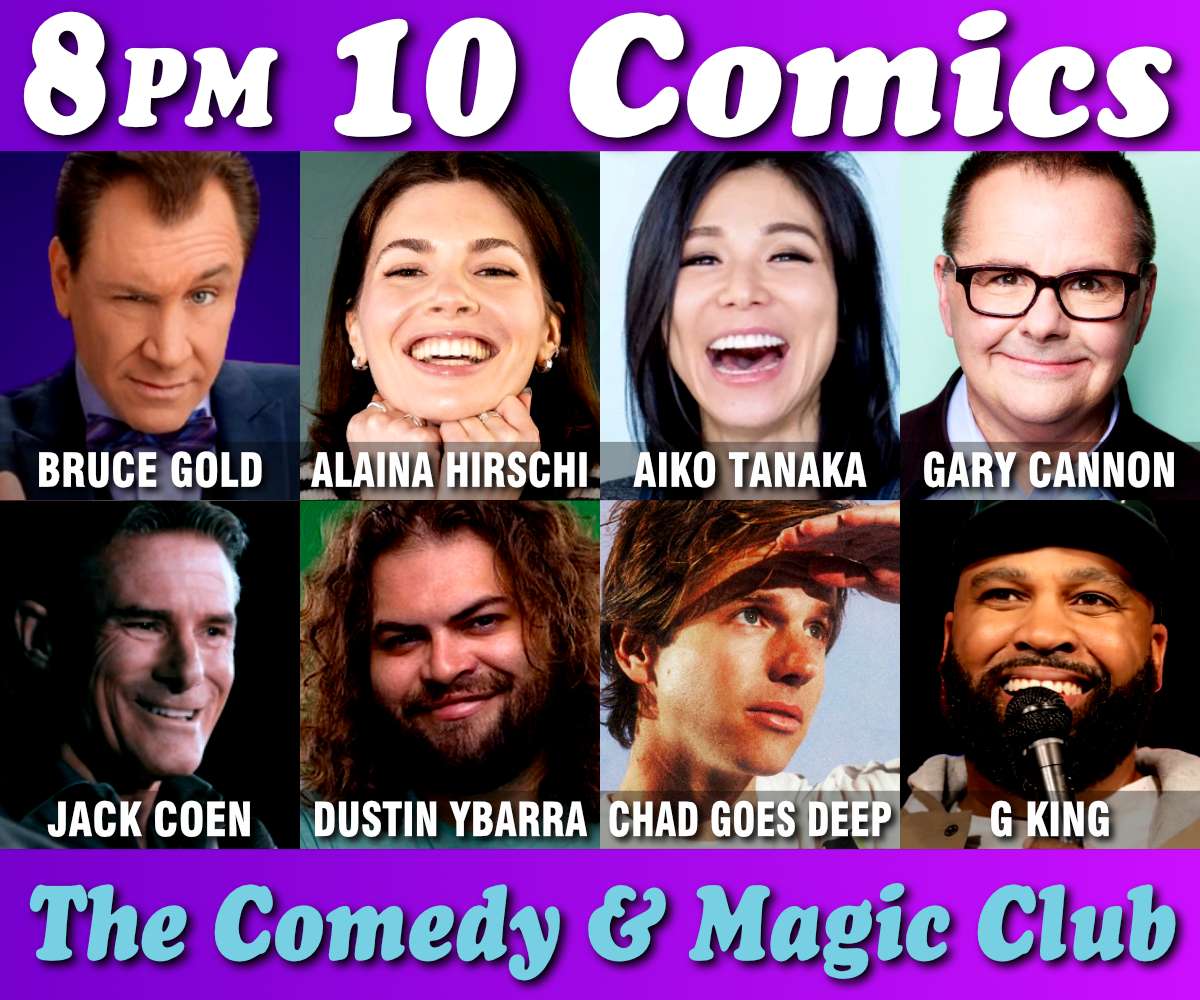 10 Comics Show at 8PM