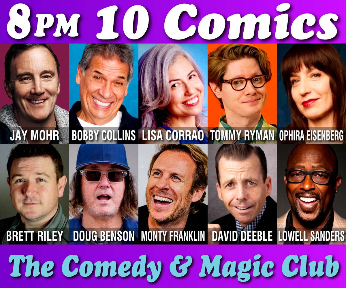 10 Comics Show at 8PM