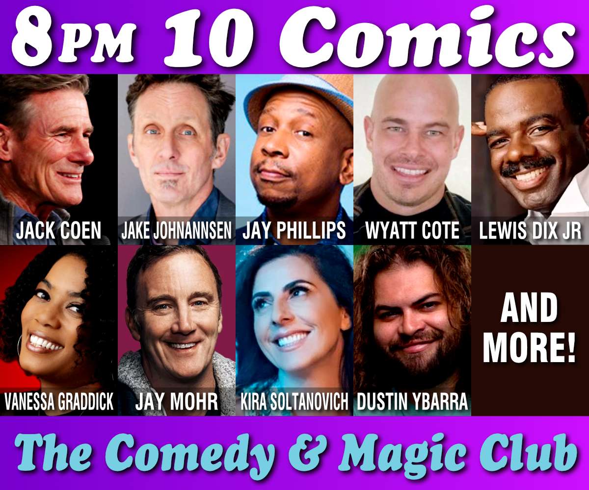 10 Comics Show at 8PM