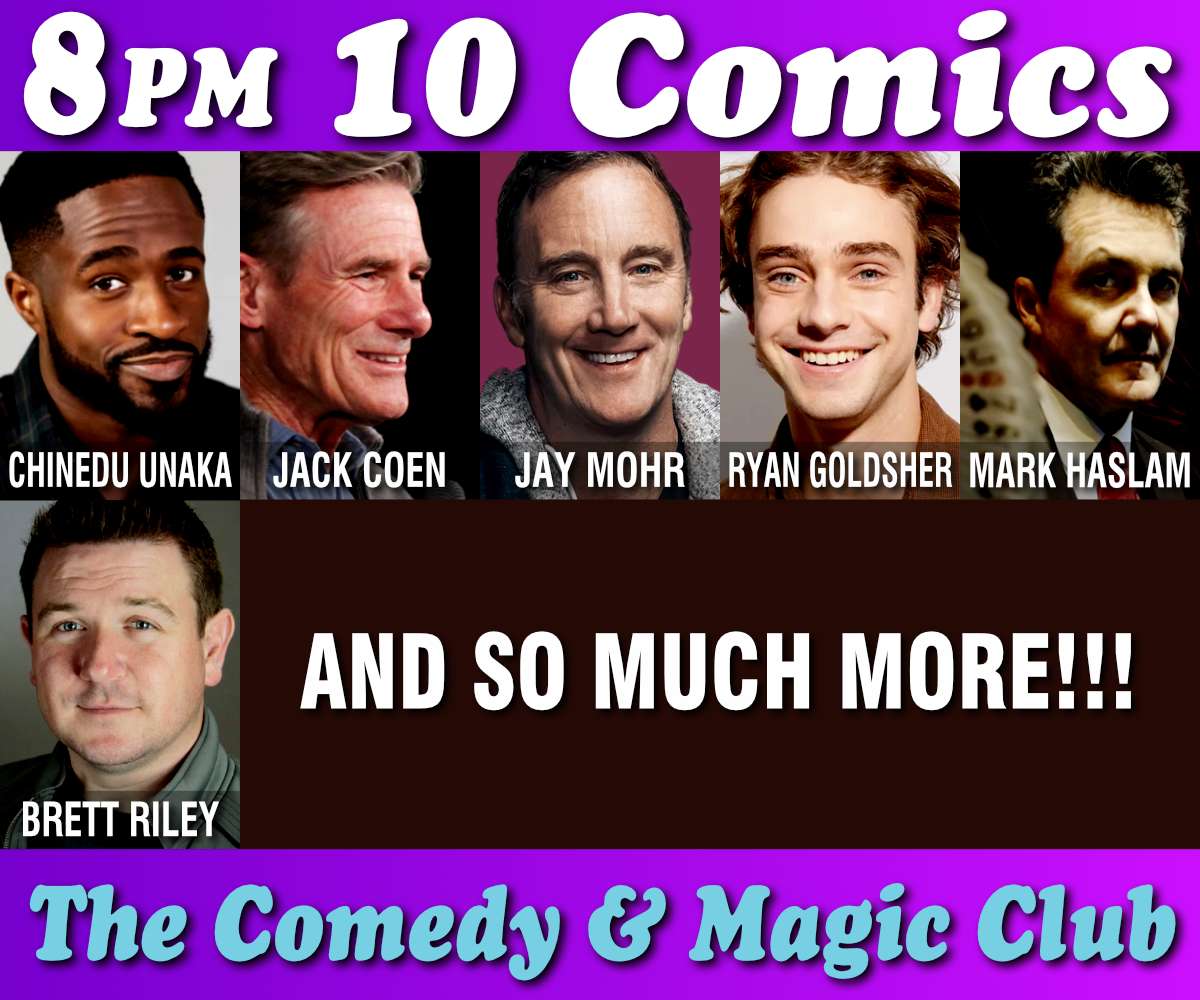 10 Comics Show at 8PM