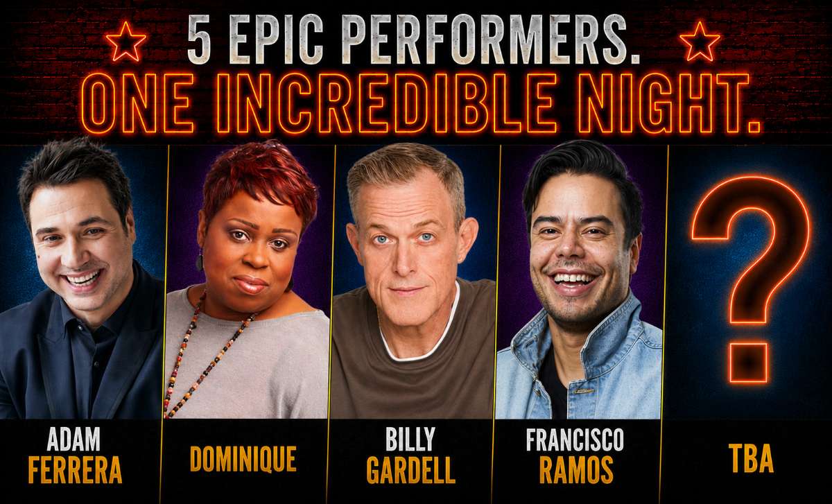 Francisco Ramos, Dominique, Adam Ferrara, Billy Gardell and more at 8PM