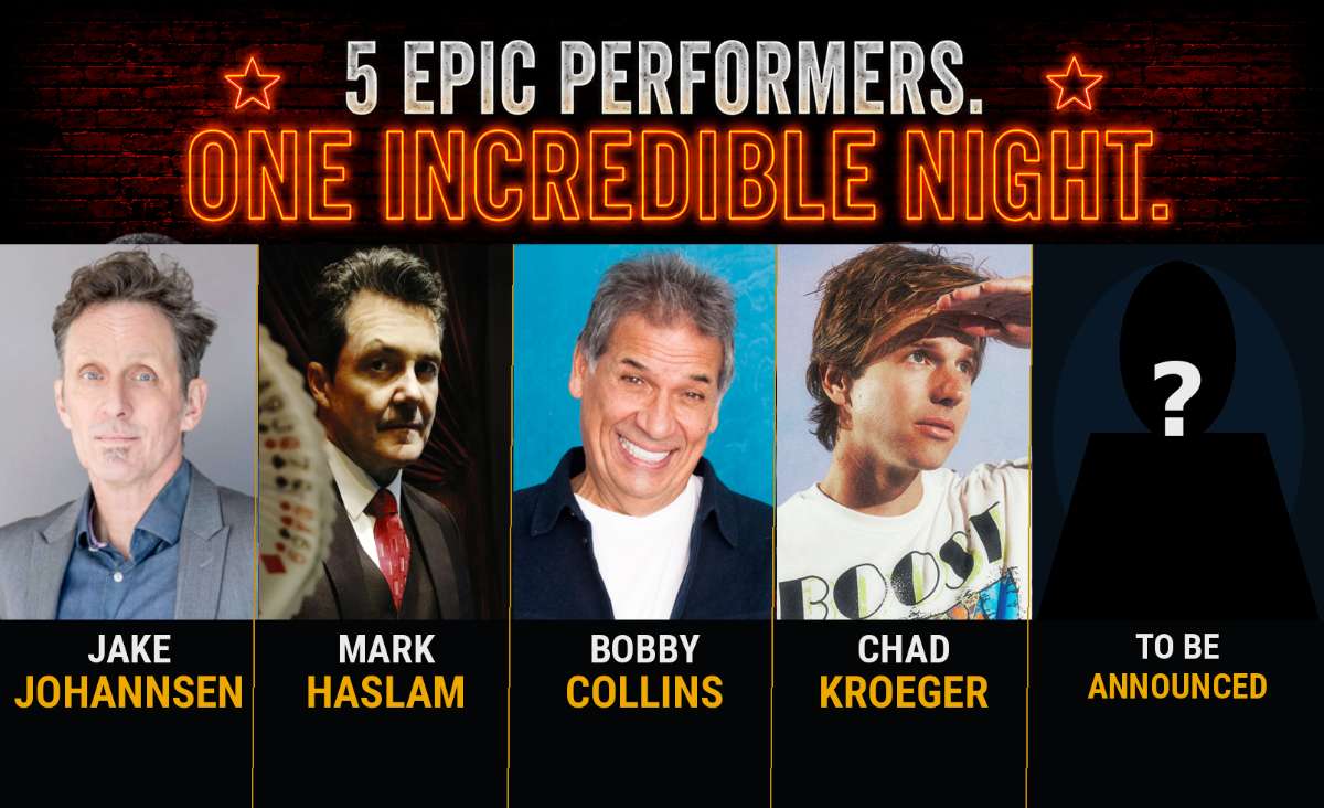 Jake Johannsen, Mark Haslam, Bobby Collins, Chad Kroeger & Tara Cannistraci at 8PM