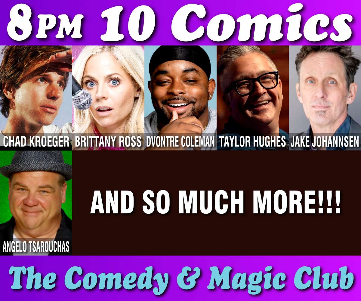 10 Comics Show at 8PM