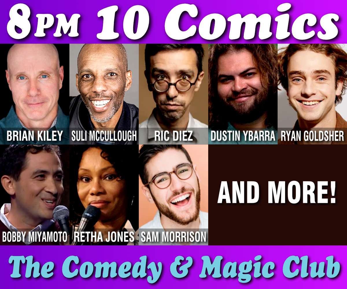 10 Comics Show at 8PM