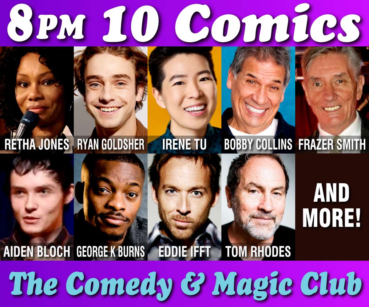 10 Comics Show at 8PM