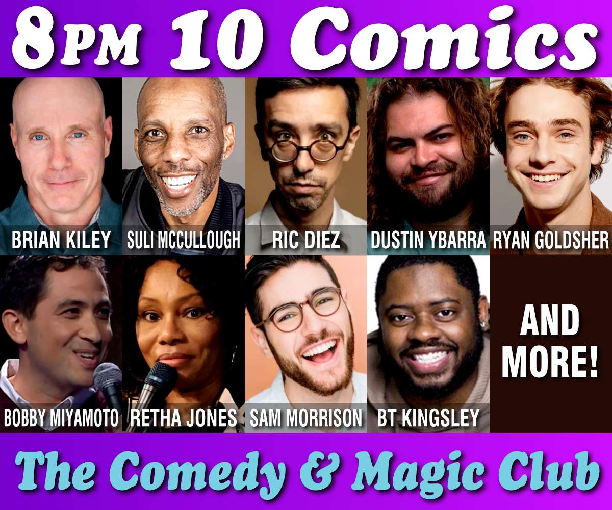 10 Comics Show at 8PM