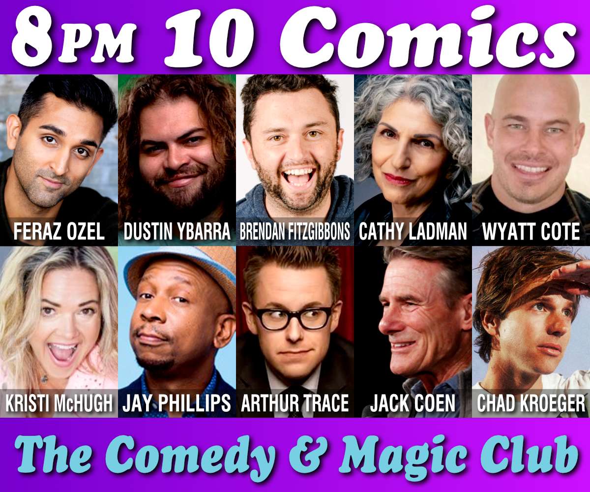 10 Comics Show at 8PM