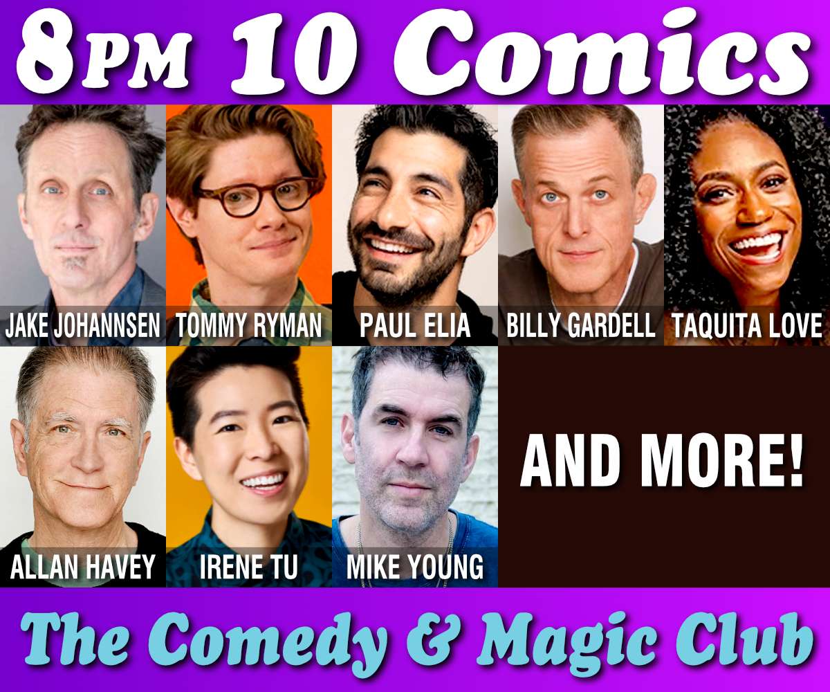 10 Comics Show at 8PM
