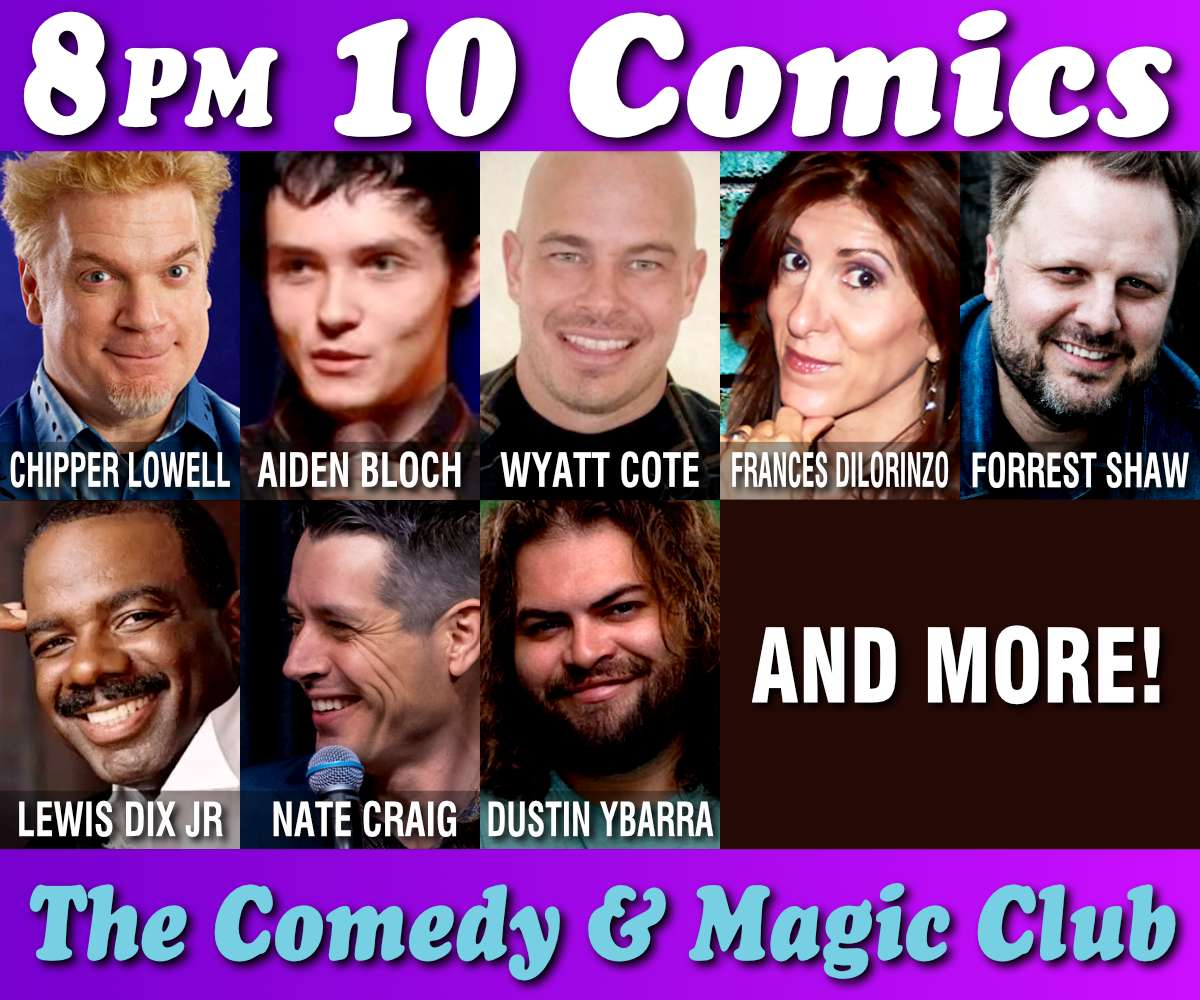 10 Comics Show at 8PM