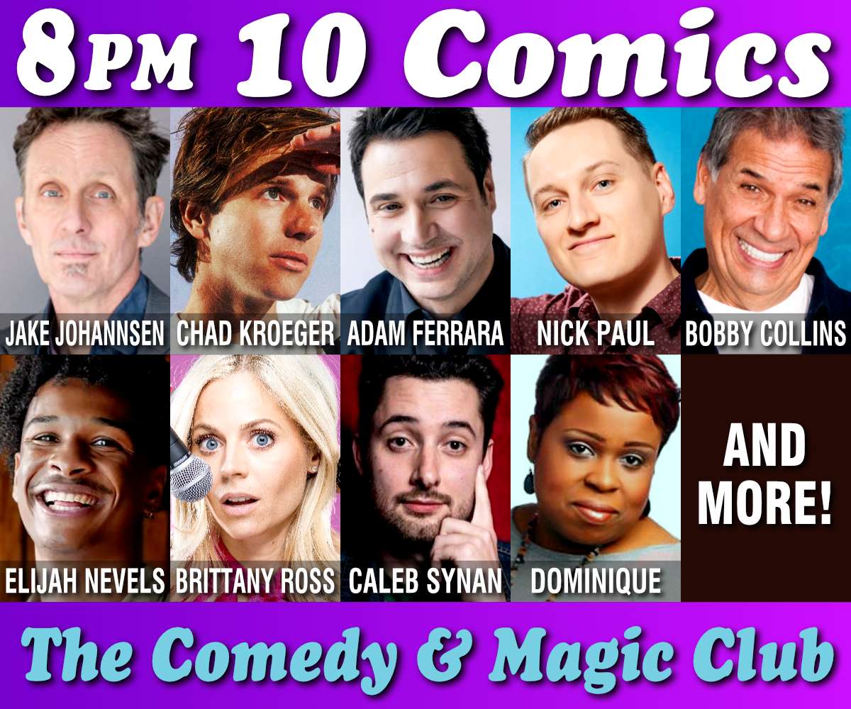 10 Comics Show at 8PM